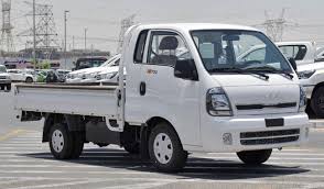 Kia Bongo truck in parking lot