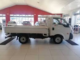 Kia Bongo truck in indoor showroom